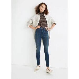 Madewell Tall 10" High Rise Roadtripper Supersoft Jeans Playford Wash 25 Tall